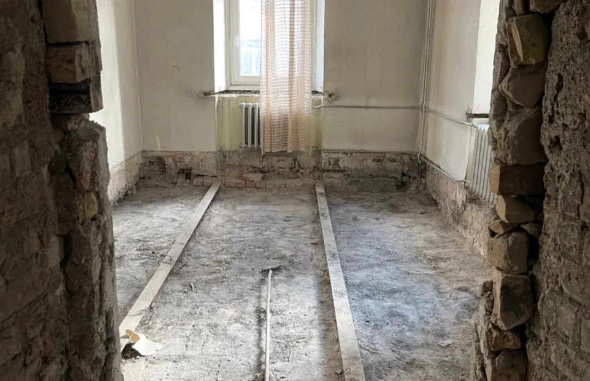 Patalpa po vidaus demontavimo darbų